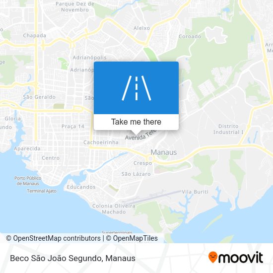 Beco São João Segundo map