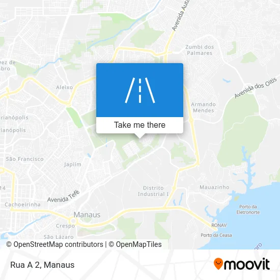 Rua A 2 map