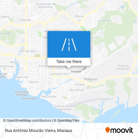 Rua Antônio Mourão Vieira map