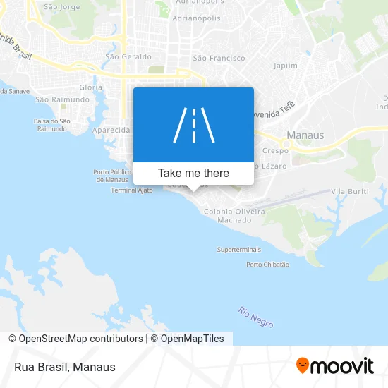 Rua Brasil map