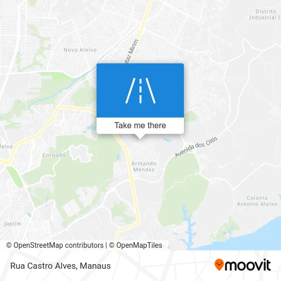Rua Castro Alves map