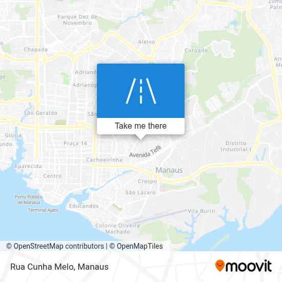 Rua Cunha Melo map