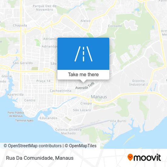 Rua Da Comunidade map