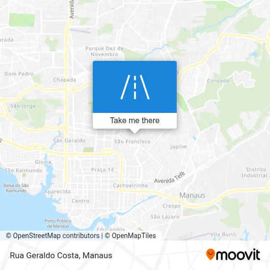 Rua Geraldo Costa map