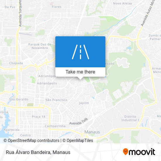 Rua Álvaro Bandeira map
