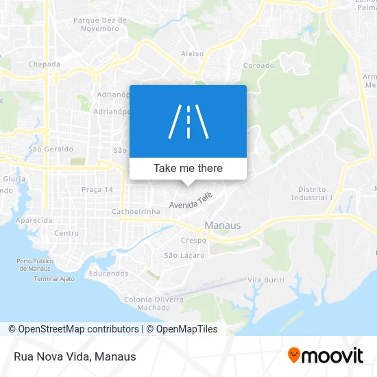 Rua Nova Vida map