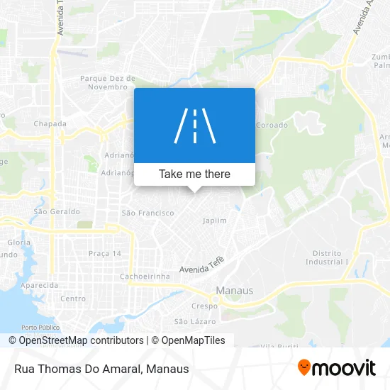 Rua Thomas Do Amaral map