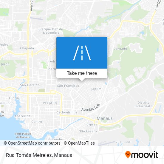 Rua Tomás Meireles map