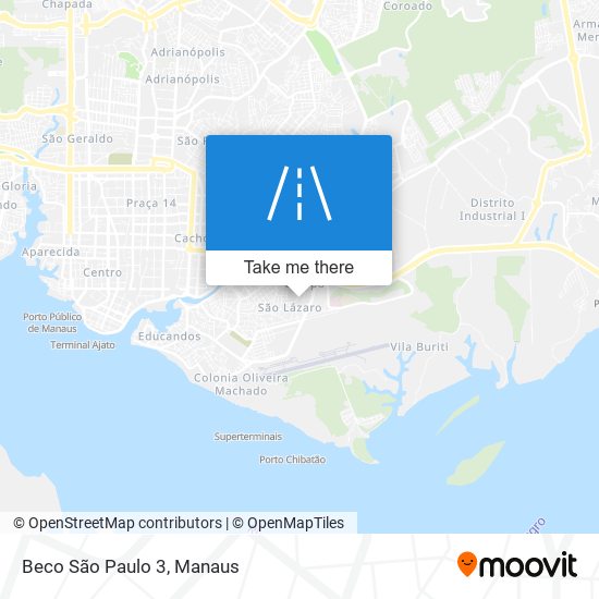 Beco São Paulo 3 map