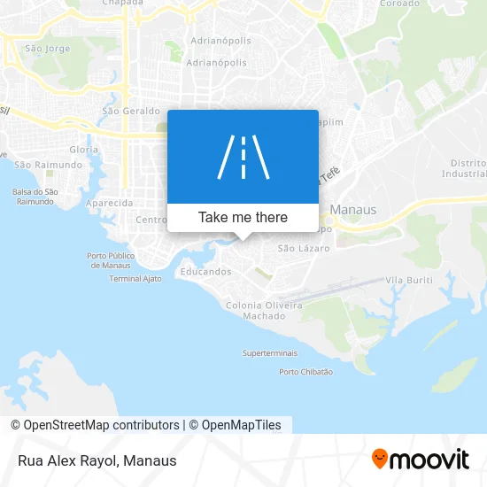 Rua Alex Rayol map