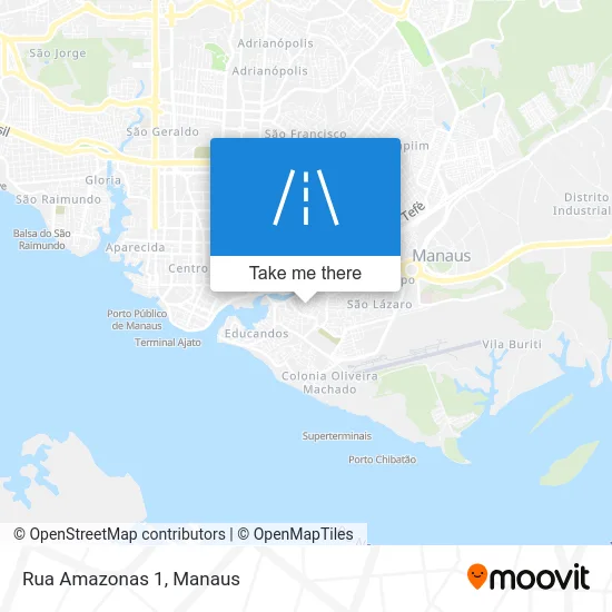 Rua Amazonas 1 map