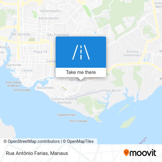 Rua Antônio Farias map