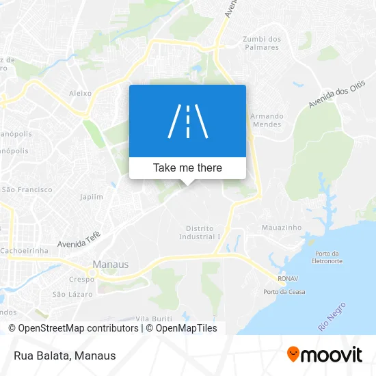 Rua Balata map