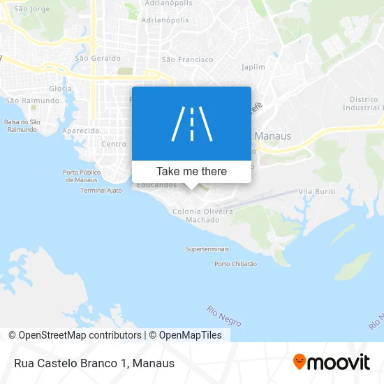 Rua Castelo Branco 1 map