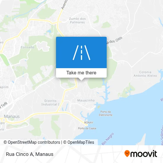 Rua Cinco A map
