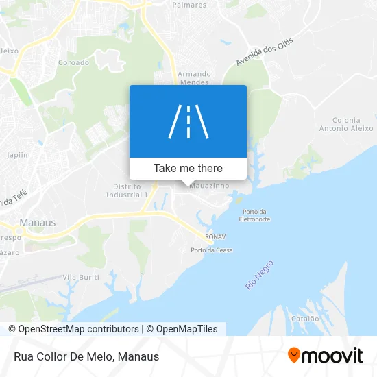 Rua Collor De Melo map