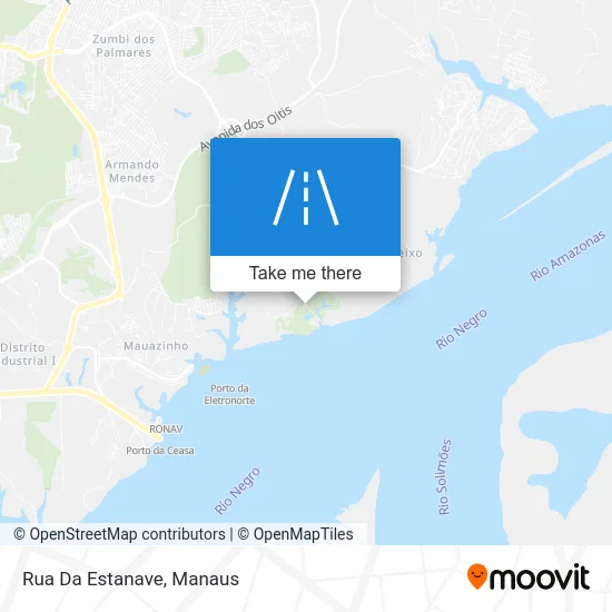 Rua Da Estanave map