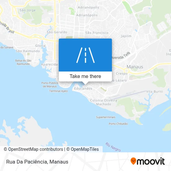 Rua Da Paciência map