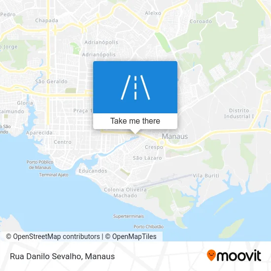 Rua Danilo Sevalho map