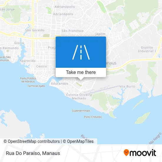 Rua Do Paraíso map