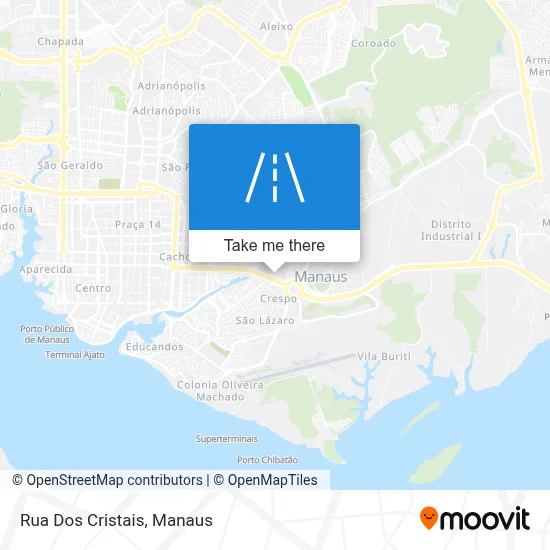 Rua Dos Cristais map