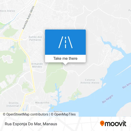 Rua Esponja Do Mar map