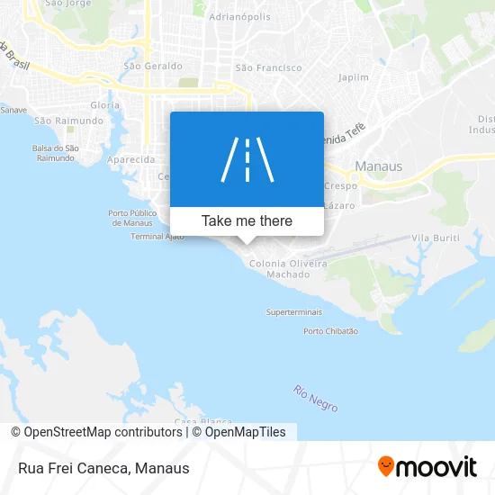 Rua Frei Caneca map