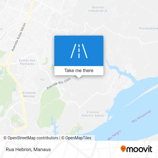 Mapa Rua Hebron
