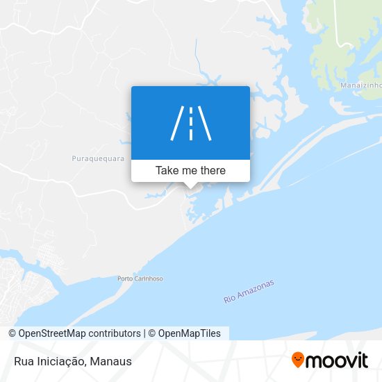 Rua Iniciação map
