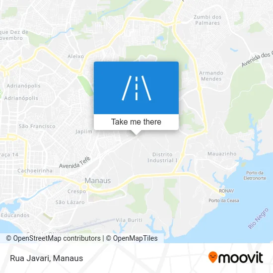 Rua Javari map