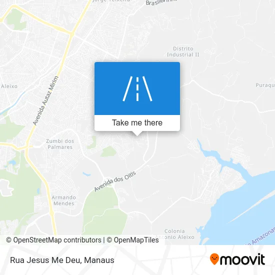 Rua Jesus Me Deu map
