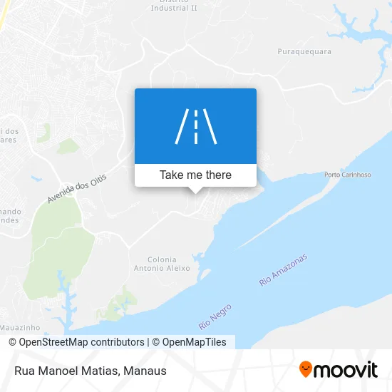 Rua Manoel Matias map