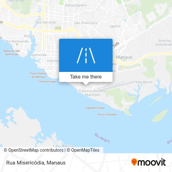 Rua Misericódia map