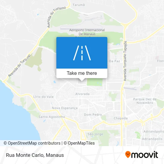 Rua Monte Carlo map