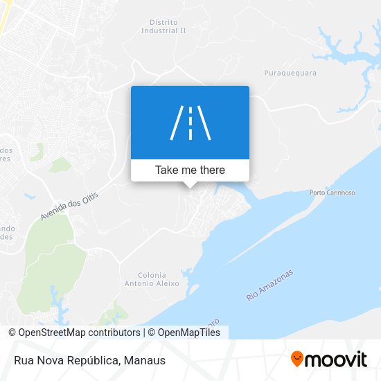 Rua Nova República map