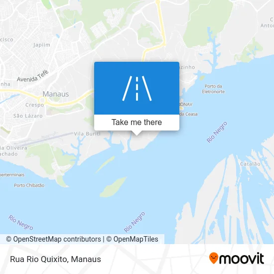 Rua Rio Quixito map