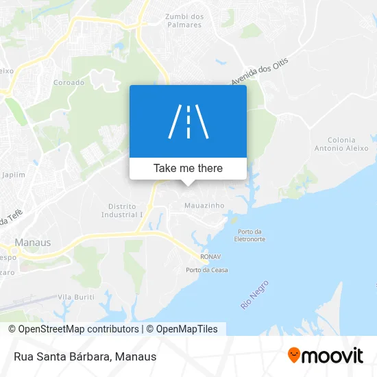 Rua Santa Bárbara map