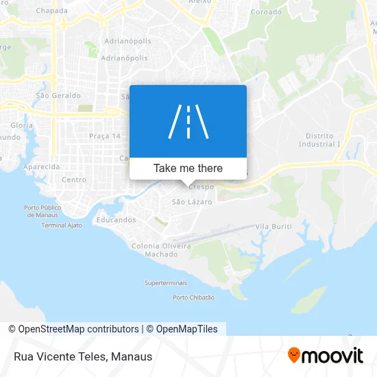 Rua Vicente Teles map