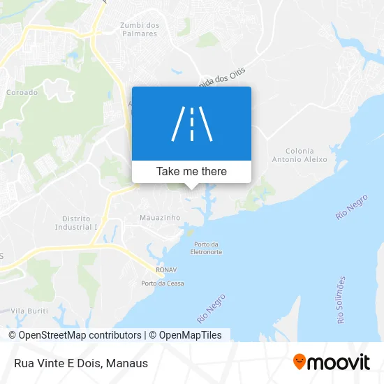 Rua Vinte E Dois map