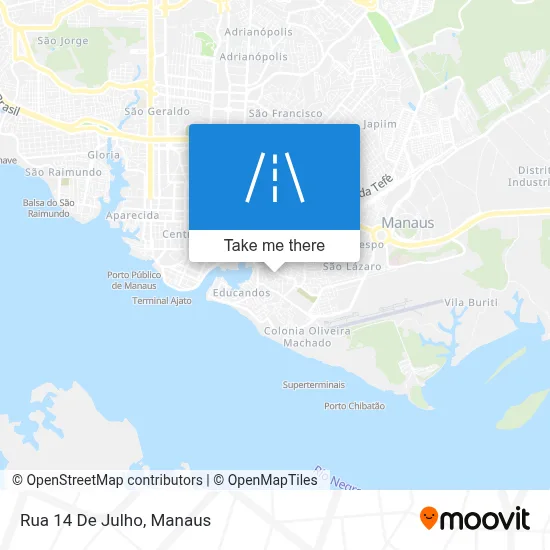 Rua 14 De Julho map