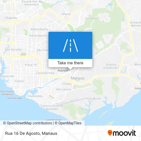 Rua 16 De Agosto map