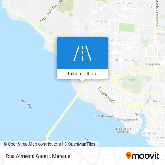 Rua Almeida Garett map