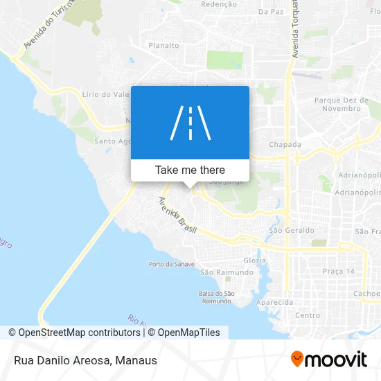 Rua Danilo Areosa map