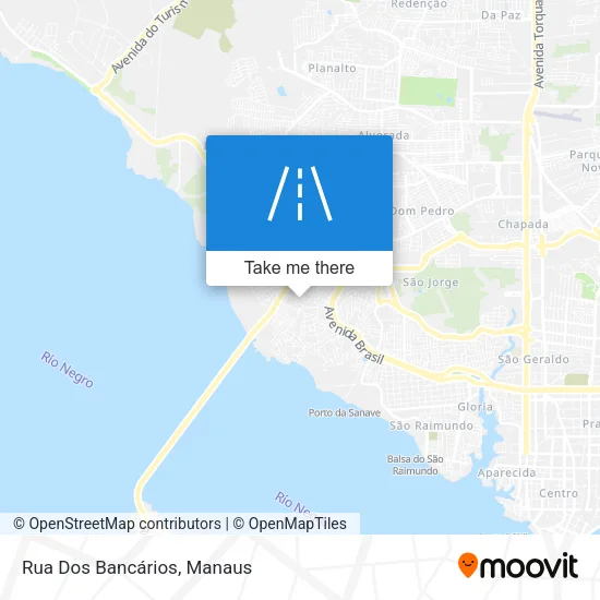 Rua Dos Bancários map