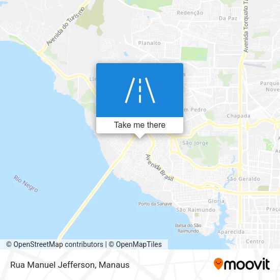 Rua Manuel Jefferson map