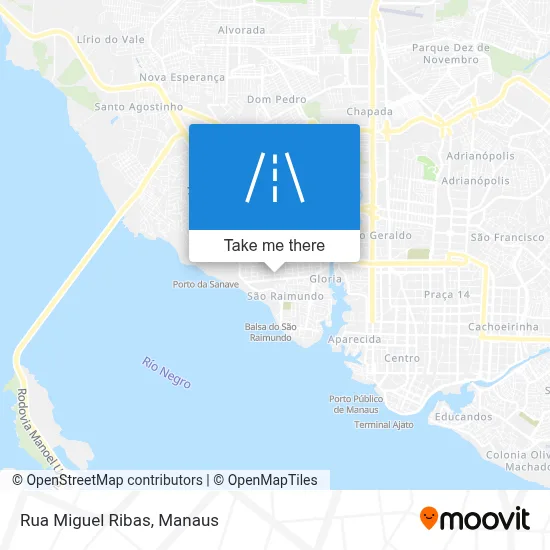 Rua Miguel Ribas map