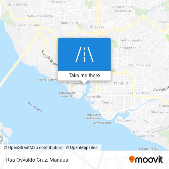 Rua Osvaldo Cruz map