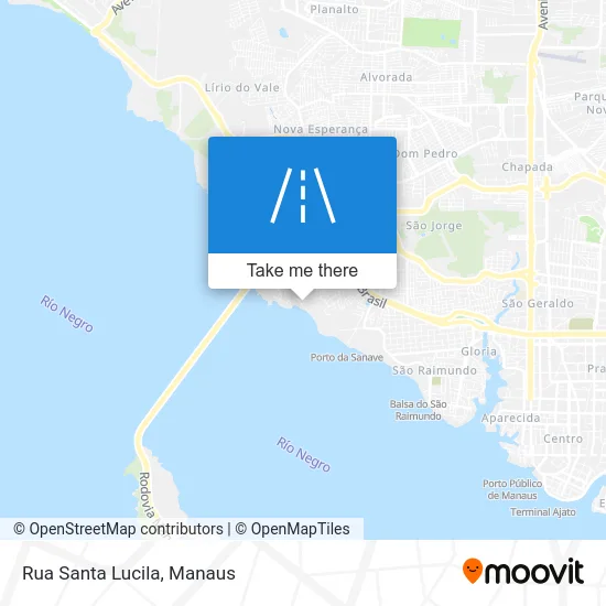 Rua Santa Lucila map