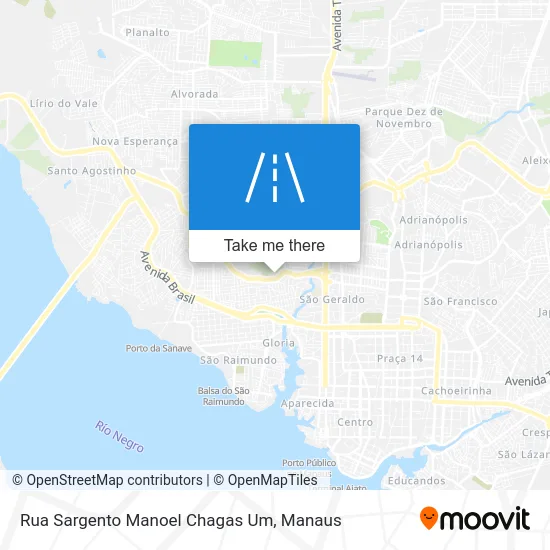 Rua Sargento Manoel Chagas Um map