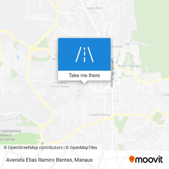 Avenida Elias Ramiro Bentes map